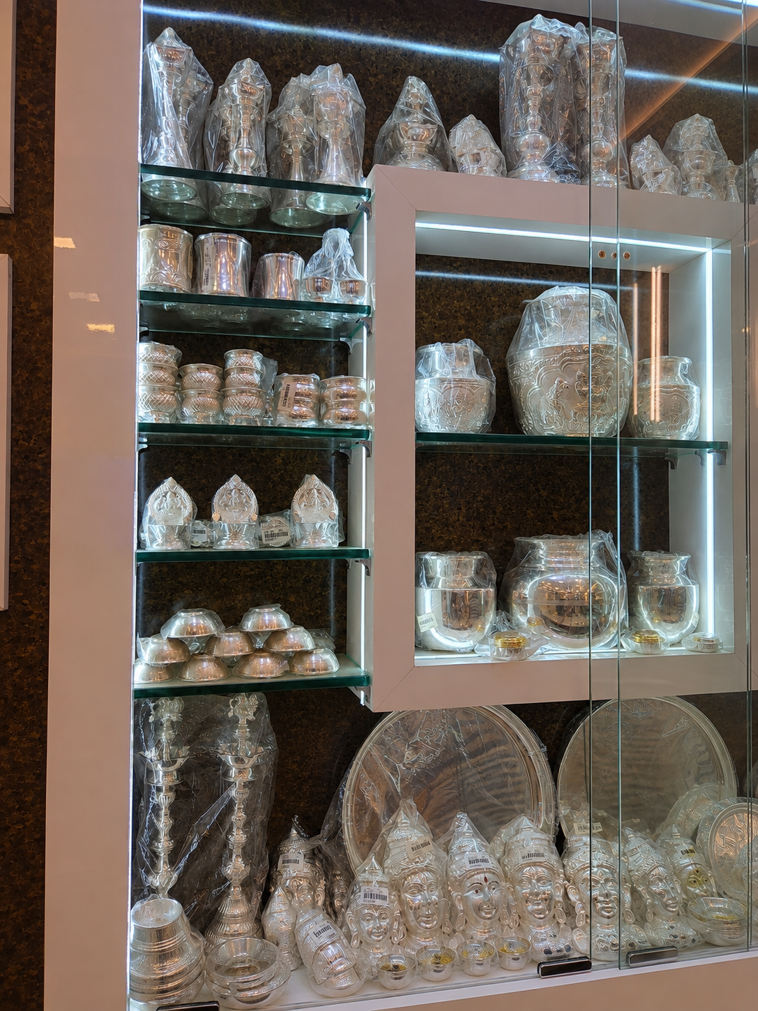 Silver Articles at Sapthagiri Jewellery Works